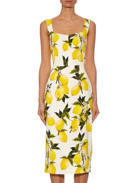 dolce gabbana dress women yellow|dolce and gabbana dresses outlet.